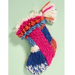 ANTHROPOLOGIE Brady Christmas Stocking